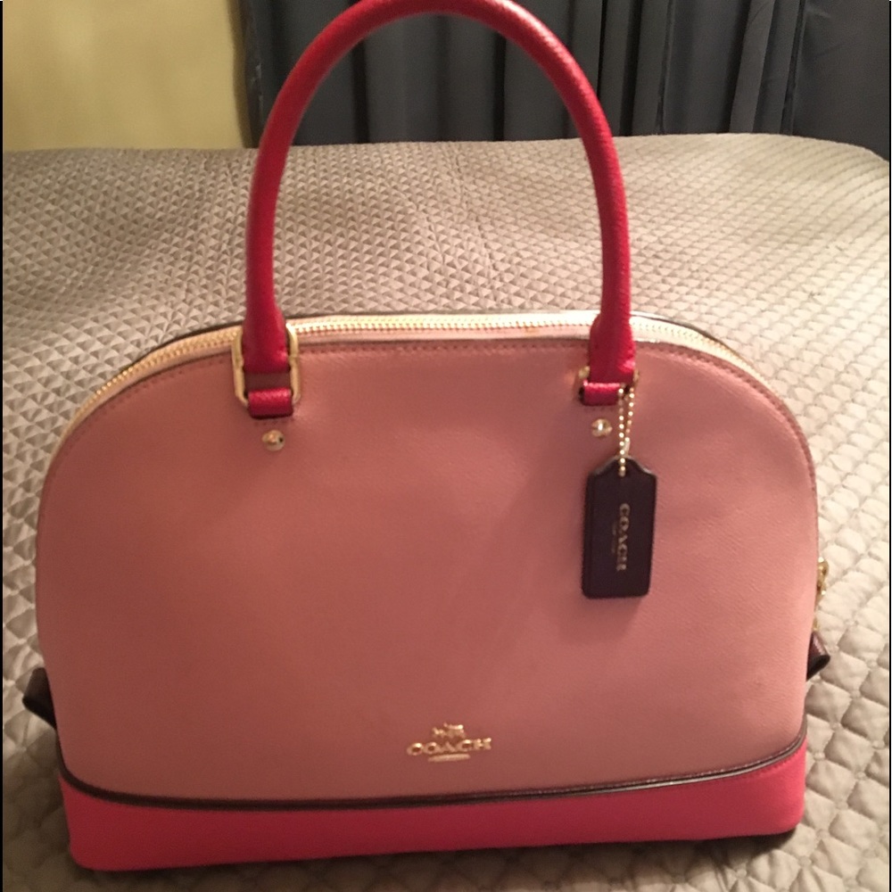 Coach color block bag
